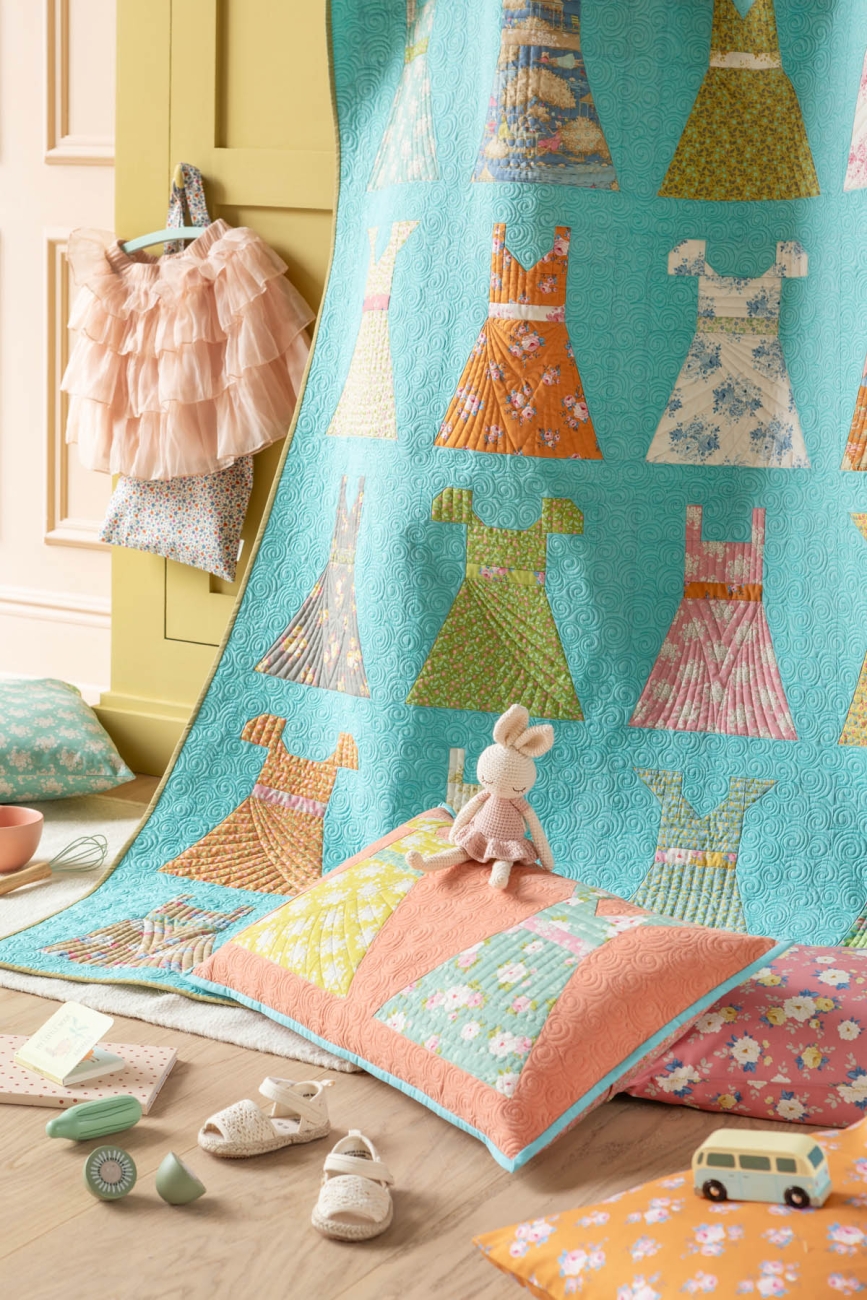 Tilda Patchwork Stoff Baumwolle - Sunday Brunch - Pernille Pink